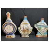 1970s Jim Beam Ceramic Decanters