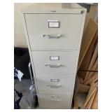 Hon 4-Drawer Metal File Cabinet