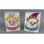 Pair of Vintage Enchanto Porcelain Wall Pockets