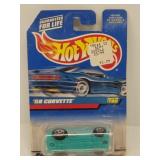 19949 "1958 Corvette Cyan" Hot Wheels Car