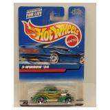 27099 "1934 3 Window Green" Hot Wheels Car