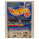 27111 "White Fire Eater Truck" Hot Wheels Car