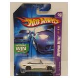 J3413 "1965 Mustang White" Hot Wheels Car