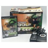PS2 Real World Golf simulator game (club in box)
