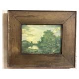 Framed vintage print