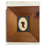 Framed vintage print