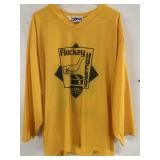 Vintage yellow hockey jersey