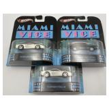 Set Of 3 Hot Wheels Miami Vice Collection Cars