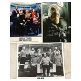 (3) collectible Star Trek photos