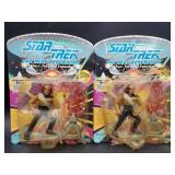 Lieutenant Worf action figure (2) 1992 Playmates