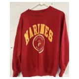 Marines red pullover sz2X