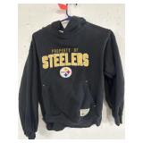 Kids Pittsburgh Steelers hoodie sz10/12