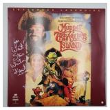 Muppet Treasure Island laserdisc w/ signatures