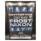 Broadway play Frost/Nixon signed framed poster