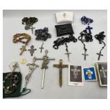 Collection Of Catholic Religious Items