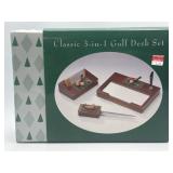 3in1 golf themed desk set