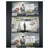 (3) The Walking Dead trading cards - S4 P1&2