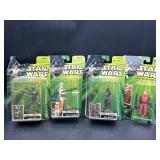 (4) Star Wars action figures