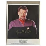 8' x 10' photo of Jonathan Frakes as Commander