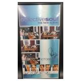 Collective Soul framed signed promo poster album