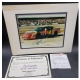 Jeff Gordon framed signed photo w/ COA All-Star
