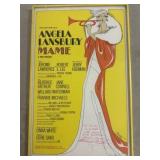 Autographed - framed vintage poster