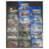 Collection of various Hot Wheels