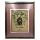 Signed and framed artwork