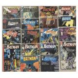 Collection of vintage Batman comic books