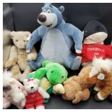 Collection of plush toys