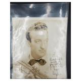 Harry James signed photo American musician
