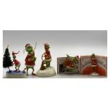 Collection Of 5 Grinch Hallmark Ornaments