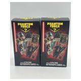 (2) Phantom Force mystery boxes - 1 with cards,