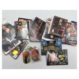 WWE trading cards / dog tags