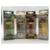 Collection Of 4 Pop + Pez Candy Dispensers