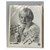 8x10 B&W autographed photo - Ray Conniff