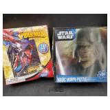 Spiderman & star Wars puzzles