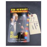 Signed Bob Newhart: Off the Record (VHS, 1998)