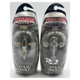 (2) Star Wars titanium series figures