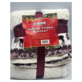 Sherpa throw blanket