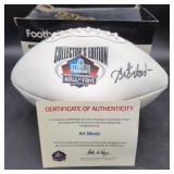 Pro Football Hall of Fame signed football w/COA