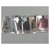 Star Wars foil trading cards