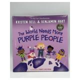 The World Needs More Purple People - hardback -