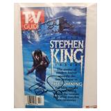 Signed 1997 TV Guide cover page collectors'