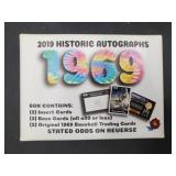 Sealed 2019 Historic Autographs 1969 trading card