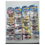 Collection of various Hot Wheels