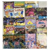 Various comic books - The Simpsons + more