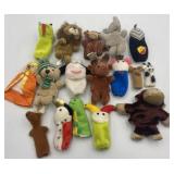 Collection of vintage finger puppets