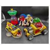 4 - M&M candy dispensers
