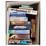 Vintage board games, puzzles, and boxed games